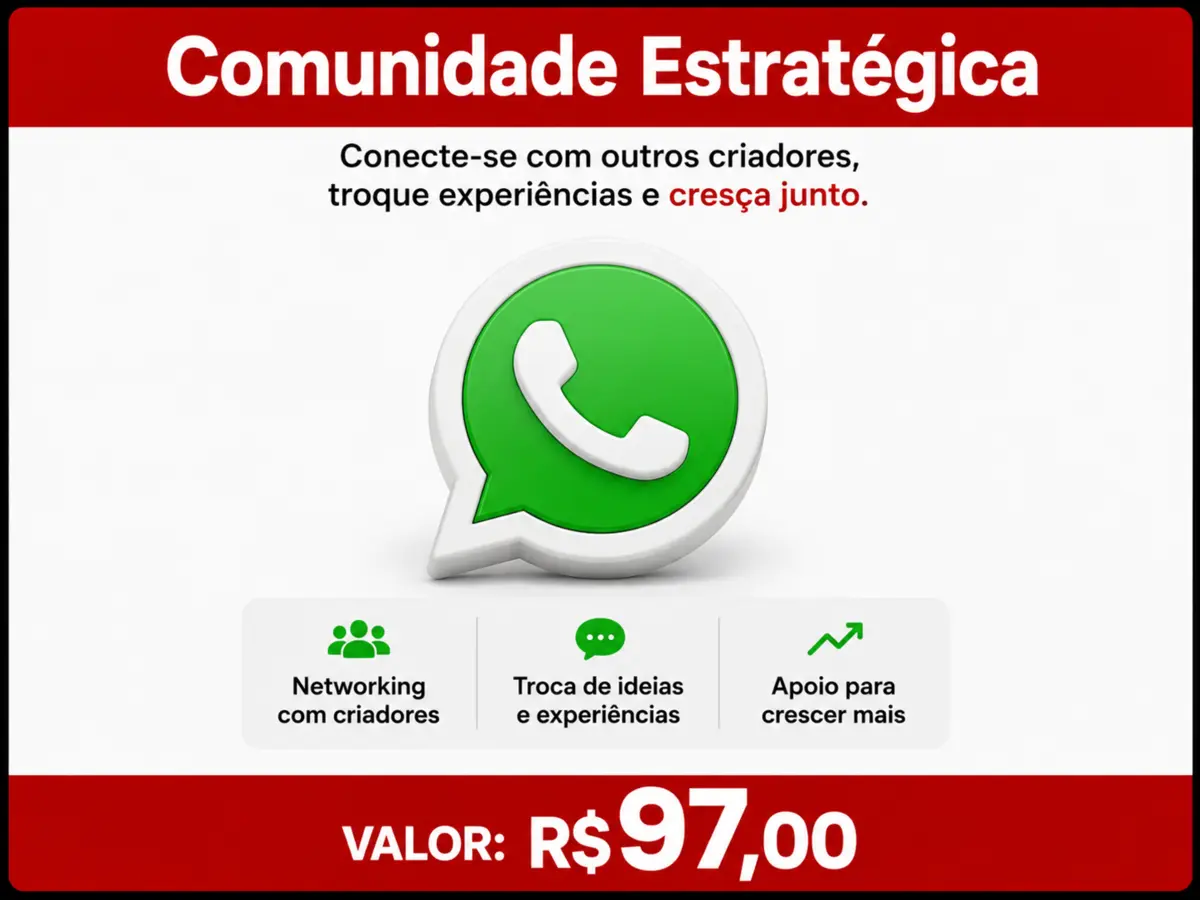 Comunidade Estratégica — valor R$ 97